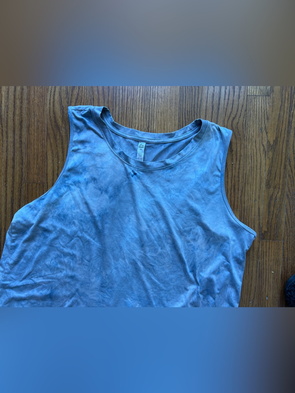RBX Blue Women's  tie Dye Tank Top Size 2XL
